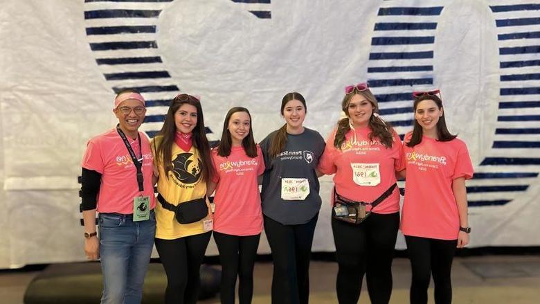 students at THON